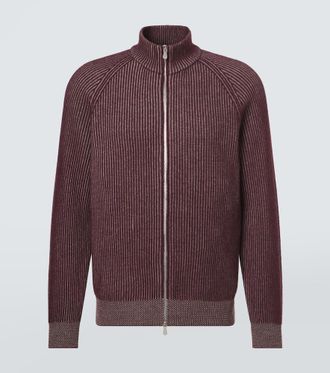 Brunello Cucinelli Cardigan in cashmere a coste