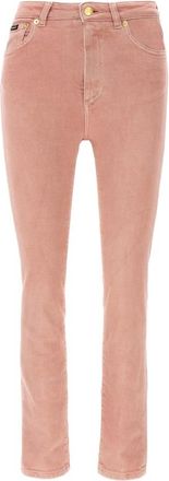 Dolce & Gabbana Skinny Denim Jeans - Dames - Slim Fit Jeans - Roze - L - Denim - Jeans