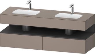 Duravit Qatego Lavabo Encastrado Con Base De Lavabo Consola, - Duravit