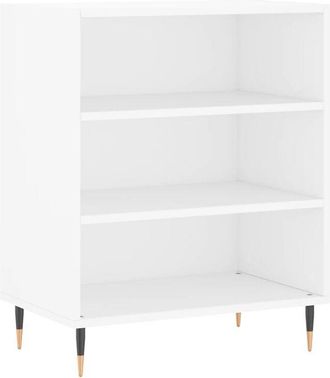 vidaXL Vidaxl - Aparador madera de ingeniería blanco 57x35x70 cm