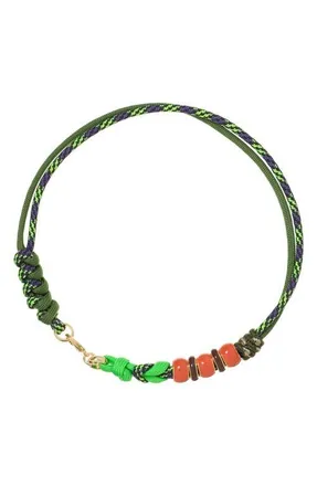 Roxanne Assoulin The Super Size Happy Cord Necklace in Kiwi at Nordstrom