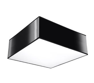 Sollux Lighting L&aacute;mpara de techo negro cloruro de polivinilo alt. 11 cm