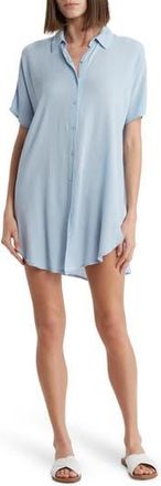 Boho Me Cover-Up Shirtdress in Blue at Nordstrom Rack, Size X-Small