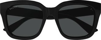 Gucci Sunglasses Gg1338 S 001 Black/Smoke Gray Women