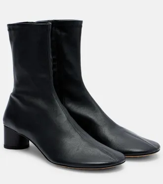 Bottega Veneta Cherry leather ankle boots