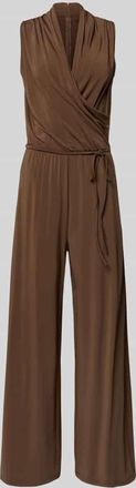 Max Mara Jumpsuit aus Viskose-Mix Modell TROPICO in Mittelbraun, Gr&ouml;&szlig;e XXL