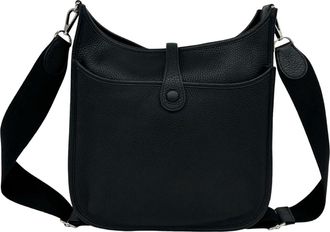 Herm&egrave;s Black Taurillon Clemence Leather Shoulder Bag Tote Bag (Pre-Owned)