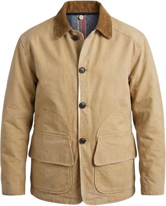 Fortela Blanckett Jacket - Heren - Zomerjassen - Beige - 2XL - Katoen - Jassen