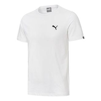 Puma Embroidery Logo Round Collar Male White 834479-02