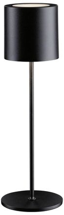 Paulmann L&aacute;mpara Paulmann Tuni Negra Compacta Recargable 10,5x35 Cm