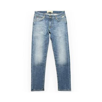 Roy Rogers Slim-fit Jeans, male, Blue, Size: W38 Denim Jeans 517 April