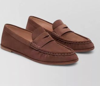Stuart Weitzman silk loafers