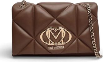 Love Moschino Schoudertas - Dames - Schoudertassen - Bruin - ONE Size - Leer - Tassen