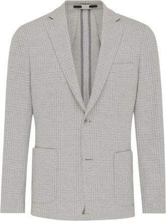 Gentiluomo Lichtgrijze Colbert - Heren - Blazers - Grijs - 2XL - Jassen
