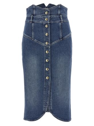 Elisabetta Franchi Denim Skirt