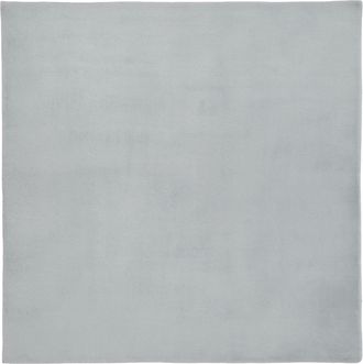 Beliani Alfombra Cuadrada De Pelo Sint&eacute;tico Sal&oacute;n Oficina Moderno 160 X 160 Cm Pelo Largo Gris Claro Vantira