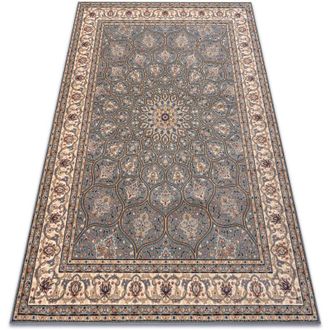 RugsX Rugsx - Alfombra Nain Roseta, Marco, 1180/51034 Azul / Beige Blue 80x150 Cm