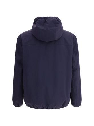 Brunello Cucinelli Mens Hooded Jacket Navy Polyamide