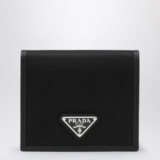Prada Black wallet in nylon e Saffiano