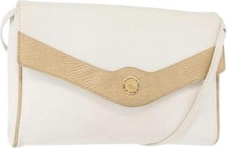 Celine Pre-owned Vintage Cross Body Bag - Dames - Vintage Schoudertas - Wit - ONE Size - Leer - Vintage