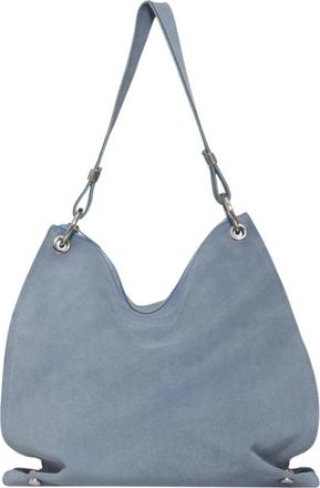 Orciani Stijlvolle Leren Tas - Dames - Schoudertassen - Blauw - ONE Size - Tassen
