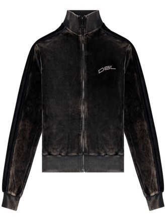 Diesel F-Kinigli cropped jacket - women - Cotton/Polyamide - S - Black