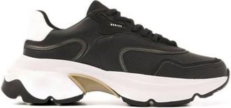 Nubikk Ross Noa chunky leren sneakers zwart