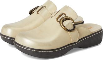 Alegria Osmosis Womens Clog Shoes Gold Cream : EU 41 (US Womens 10.5-11) Regular, Leather
