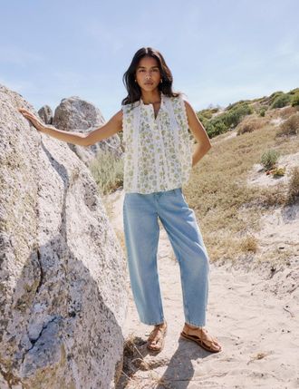 Nobody's Child Light Blue Peckham Barrel Jeans