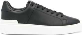 Balmain Zwarte Sneakers voor Mannen - Heren - Sneakers - Zwart - 40 EU - Leer - Schoenen