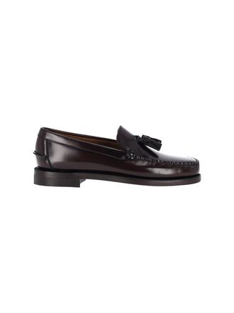 Sebago Brown Classic Will Tassel Leather Loafers