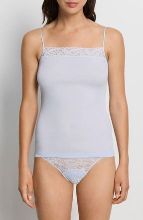 Hanro Moments Camisole in Blue Dove at Nordstrom, Size X-Small