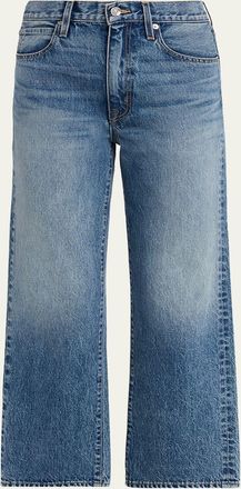 Slvrlake Denim Hunter Relaxed Wide Ankle Jeans