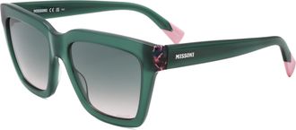 Missoni Womens 55 mm Green Sunglasses