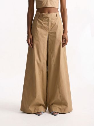 Federica Tosi Pantaloni wide-leg in popeline