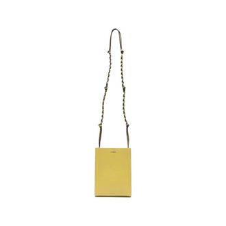Jil Sander Tangle Small - Dames - Tassen - Geel - Maat: ONE Size Leer