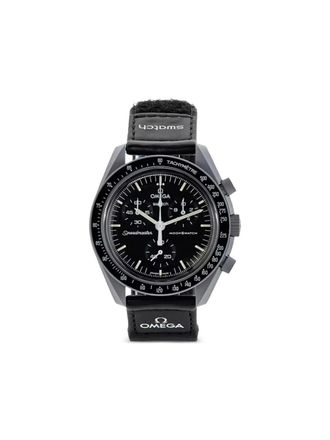Swatch x Omega Mission To The Moon 42mm watch - Black