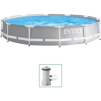 Intex Prism Frame Premium Conjunto De Piscina 366x76 Cm