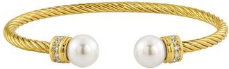 Jean Claude Stainless Steel Cz Bracelet