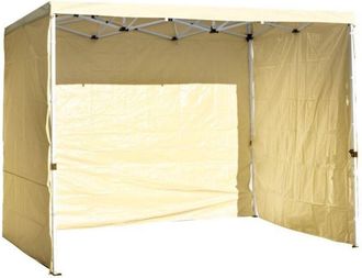 Regalos Miguel Regalos Miguel - Packs Laterales Carpas Plegables - Pack 3 Laterales Lisos Para Carpas 3x3 Master - Crema