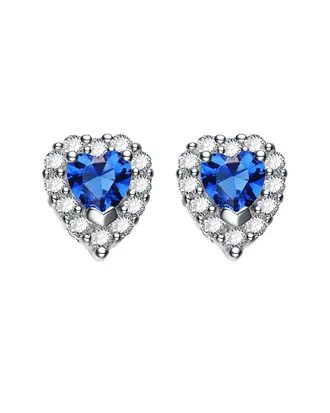 Genevive Silver Cz Earrings