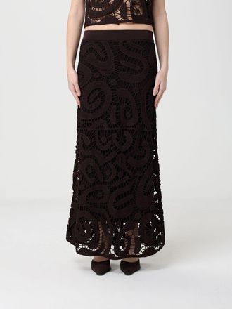 Pinko Long Macram&eacute; Lace Skirt