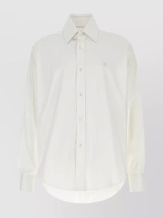 Alexander McQueen organic cotton embroidered shirt