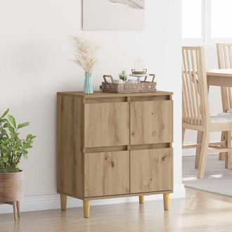 vidaXL vidaXL Credenza Rovere artigianale 60 x 35 x 70 cm Legno multistrato