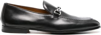 Doucal's Horsebit-detail patent-leather loafers - men - Calf Leather/Metal (Other)/Rubber/Calf Leather/Calf Leather - 43 - Black