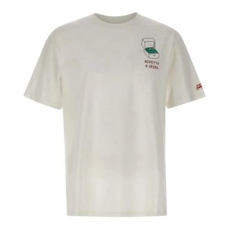 MC2 Saint Barth Aspetta e Spera T-Shirt - Heren - Tops - Wit - Maat: 2XL Katoen