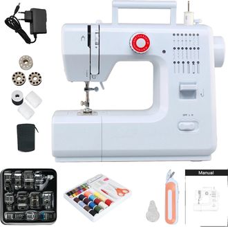 OEM M&aacute;quina De Coser, 20 Puntadas Incorporadas, Formaci&oacute;n De Puntada De Cadeneta, Metal Y Pl&aacute;stico Duraderos, Ancho M&aacute;ximo De Puntada: 5 Mm, Longitud M&aacute;xi