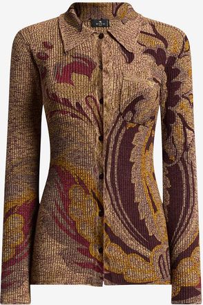 Etro Exklusives Fantasiemuster-Jerseyhemd