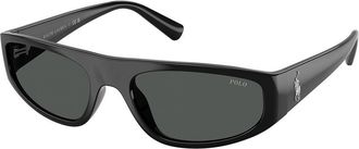Polo Ralph Lauren PH4250U 585887 Mens Sunglasses Black Size 57