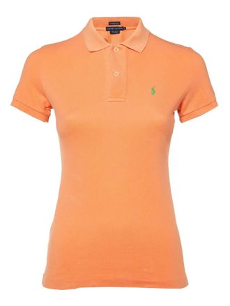 Ralph Lauren pre-owned cotton polo shirt - Orange